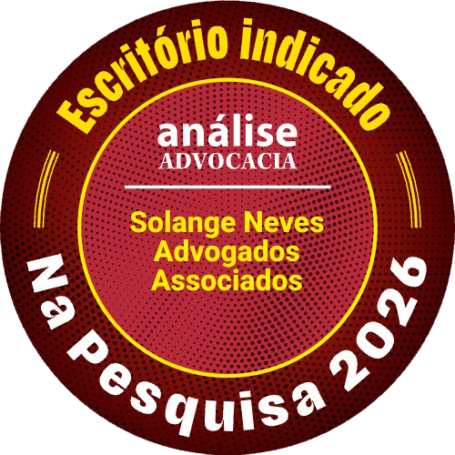 Selo de reconhecimento do Análise Advocacia indicando o SNA Advogados na pesquisa de 2026