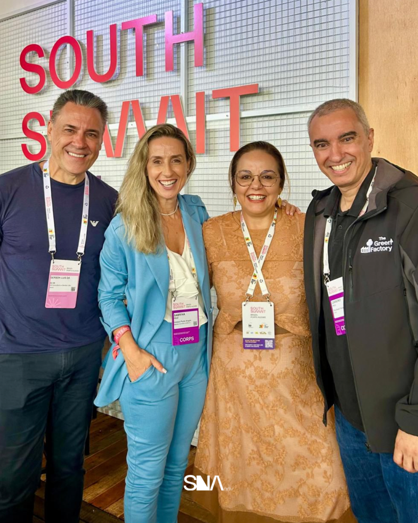 Participantes do South Summit reunidos durante evento de inovação e negócios